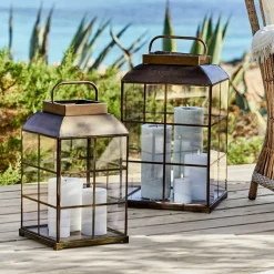LOBERON Laterne 2er Set Flavin Online