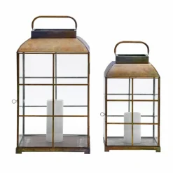 LOBERON Laterne 2er Set Flavin Online
