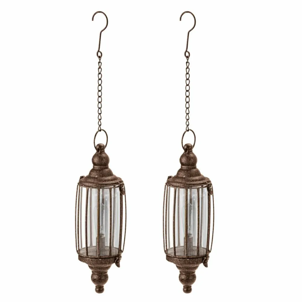 LOBERON LED-Hängelaterne 2er Set Flavin Sale