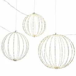 LOBERON LED-Kugel 3er Set Brilliante silber Outlet