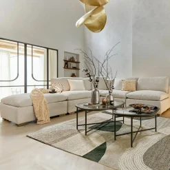 LOBERON Modulsofa Baladou creme Outlet
