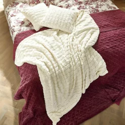 LOBERON Plaid Dorelice weiß Discount