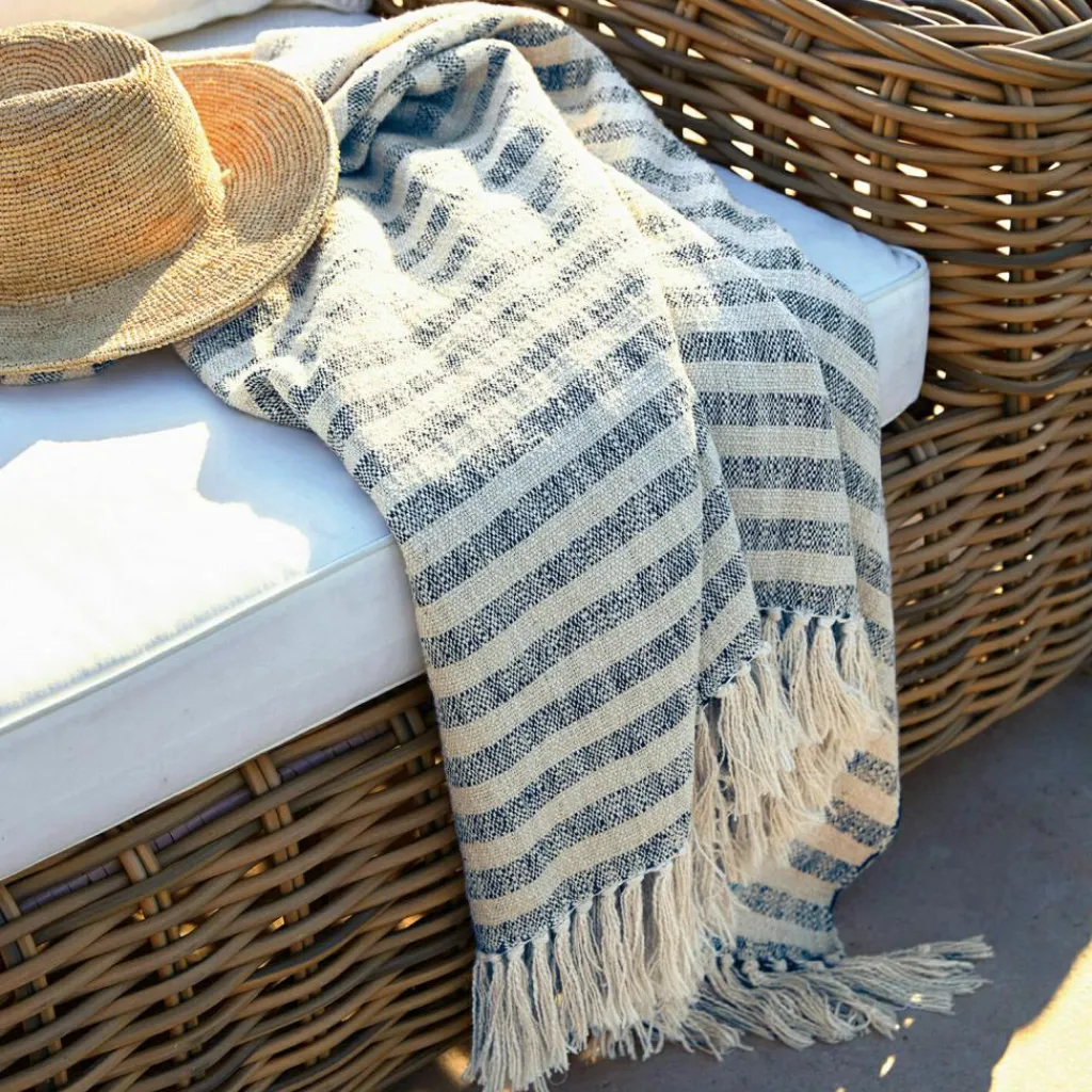 LOBERON Plaid Marpent creme/blau Sale