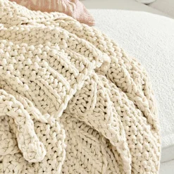 LOBERON Plaid Plixoren beige Clearance