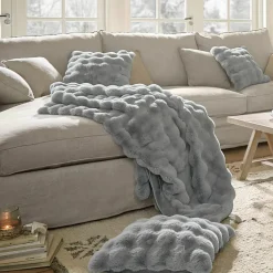 LOBERON Plaid Zalina grau Outlet