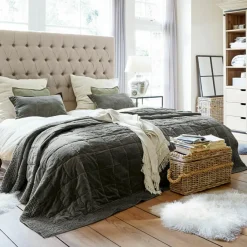 LOBERON Quilt Arasta grau