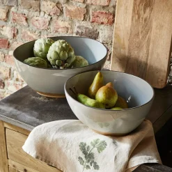 LOBERON Salatschüssel 2er Set Biarré grau Sale