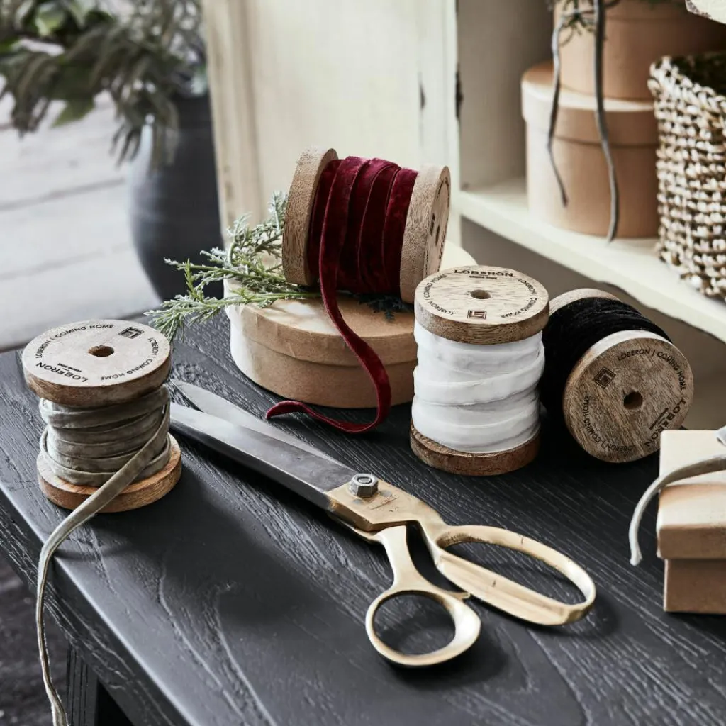 LOBERON Samtband 4er Set Hilary bunt Sale