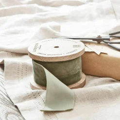 LOBERON Samtband Phaedra olivgrün Online