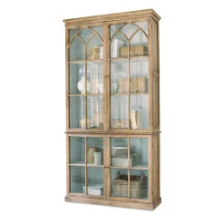 LOBERON Schrank Garrard antikbraun/hellgrau Outlet