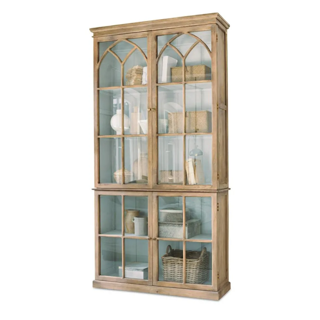 LOBERON Schrank Garrard antikbraun/hellgrau Outlet