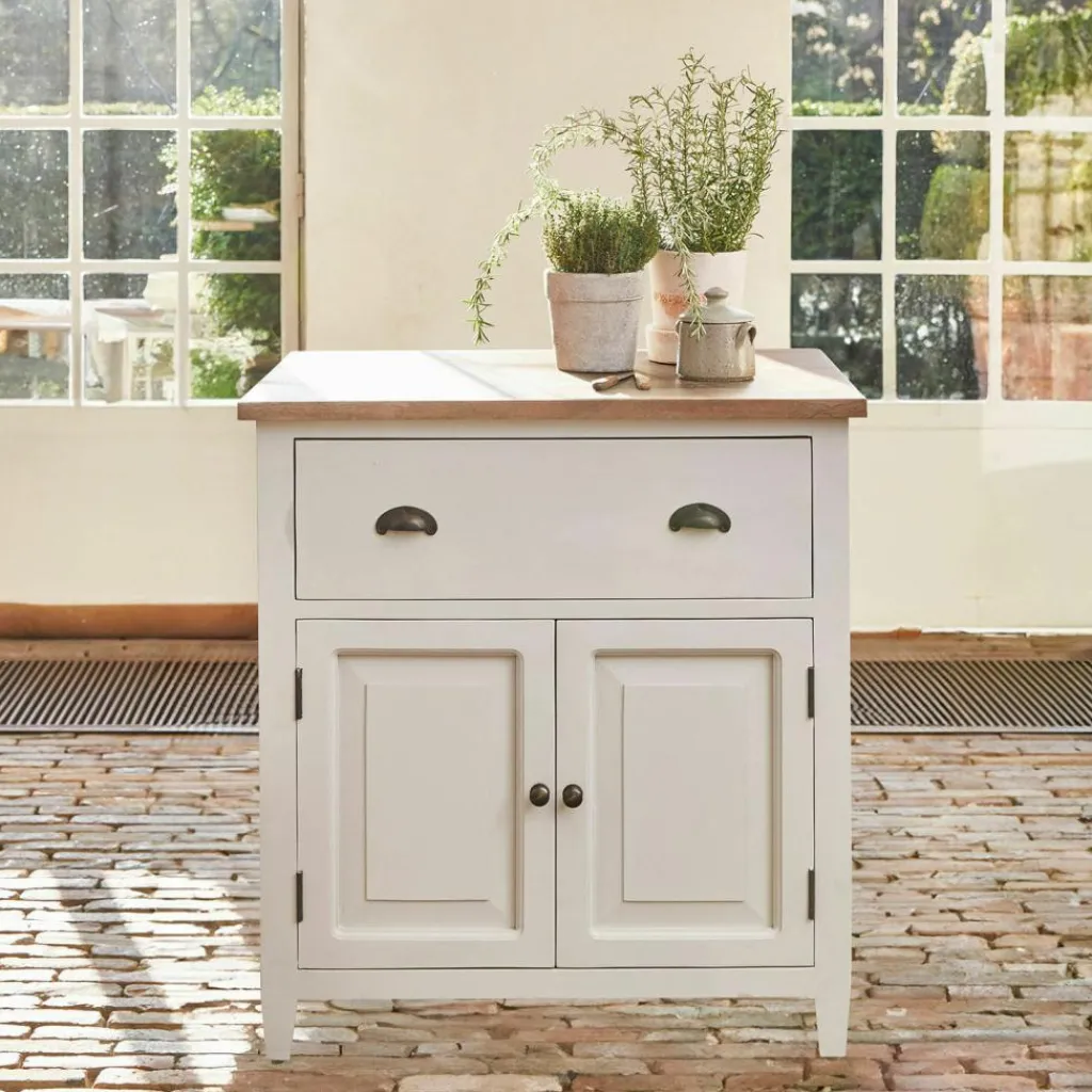 LOBERON Schrank Vauthiermont creme/braun Outlet