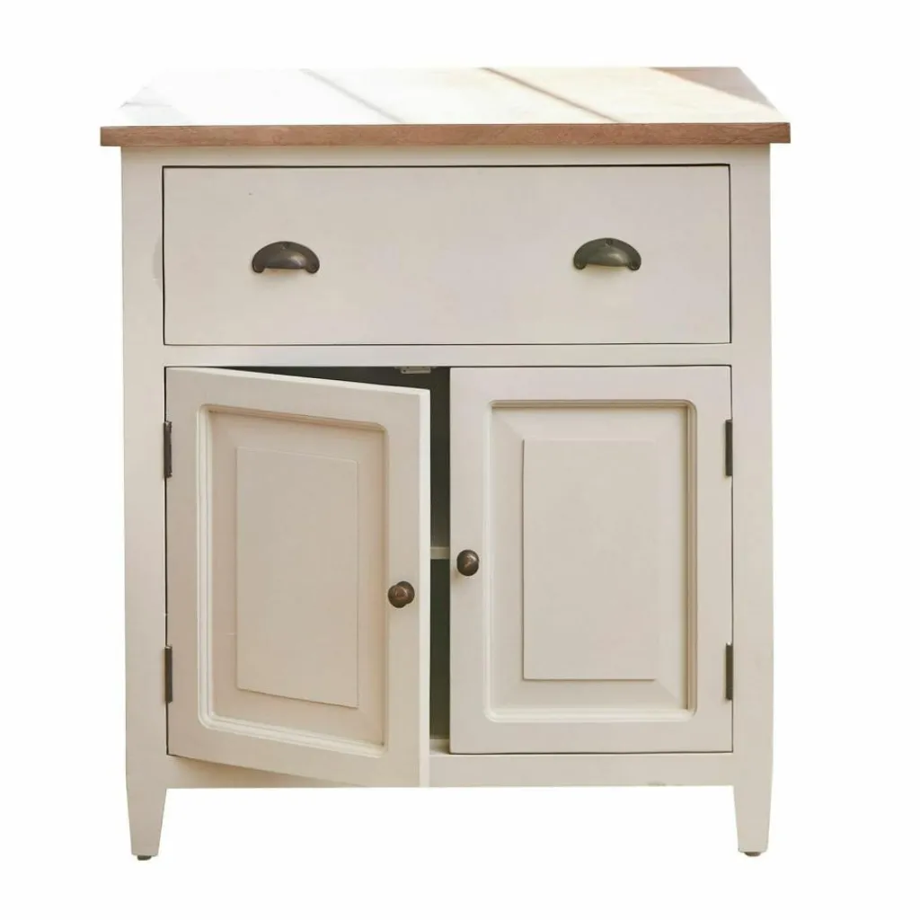 LOBERON Schrank Vauthiermont creme/braun Outlet