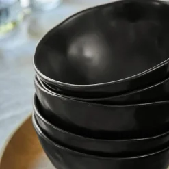 LOBERON Schüssel 6er Set Biarré schwarz Best