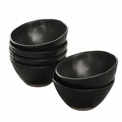 LOBERON Schüssel 6er Set Biarré schwarz Best
