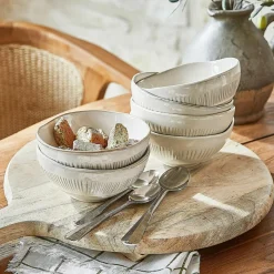 LOBERON Schüssel 6er Set Périers beige Hot