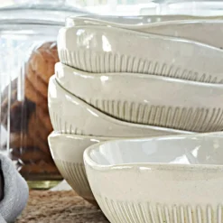 LOBERON Schüssel 6er Set Périers beige Hot