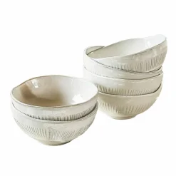 LOBERON Schüssel 6er Set Périers beige Hot