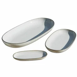 LOBERON Servierplatte 3er Set Biarré grau Hot