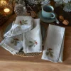 LOBERON Serviette 4er Set Arlida Hot