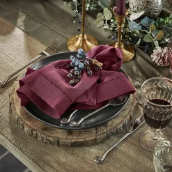 LOBERON Serviette 4er Set Covent Garden bordeaux Best