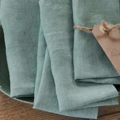 LOBERON Serviette 4er Set Ghis grün Clearance