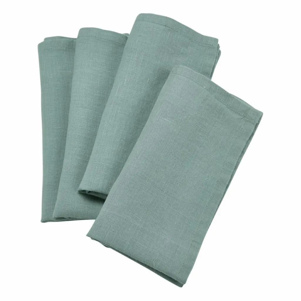 LOBERON Serviette 4er Set Ghis grün Clearance