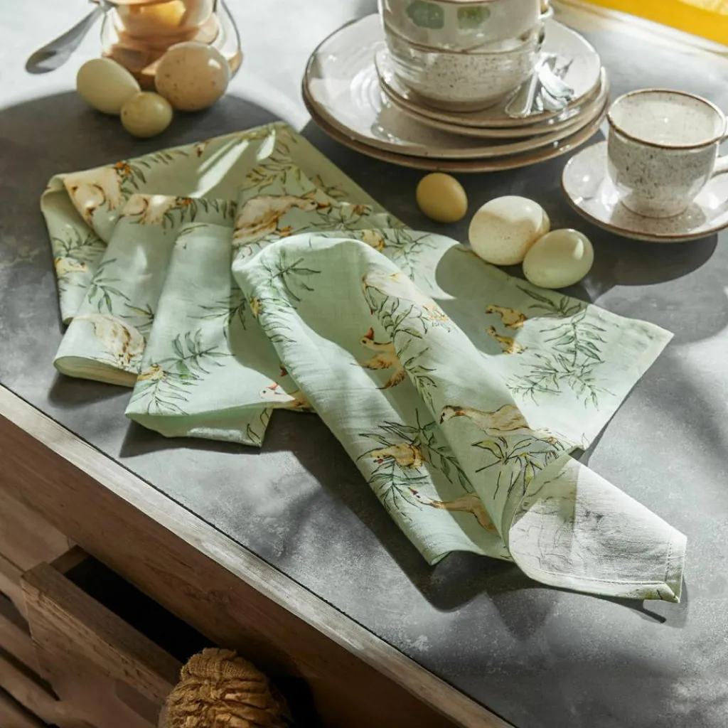 LOBERON Serviette 4er Set Gubbio Best
