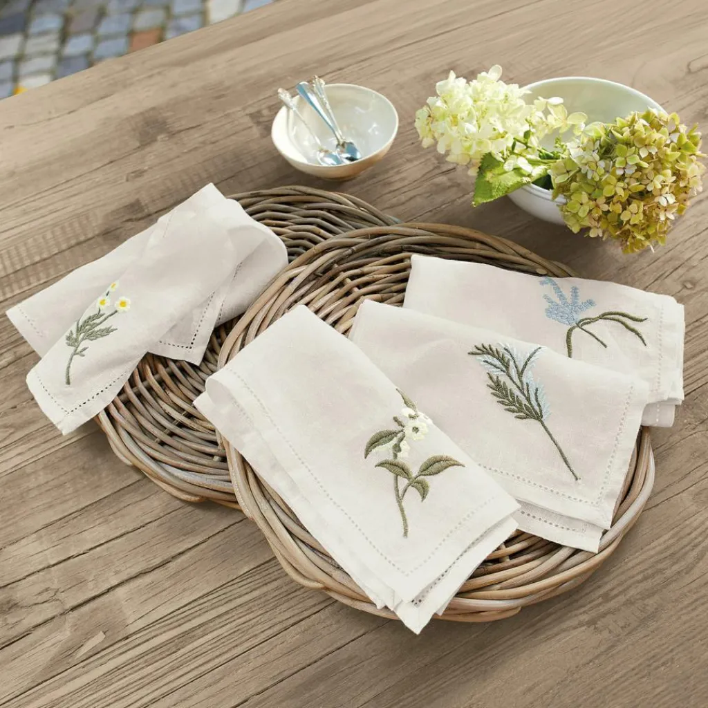 LOBERON Serviette 4er Set Lentilly New