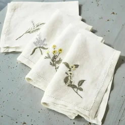 LOBERON Serviette 4er Set Lentilly New