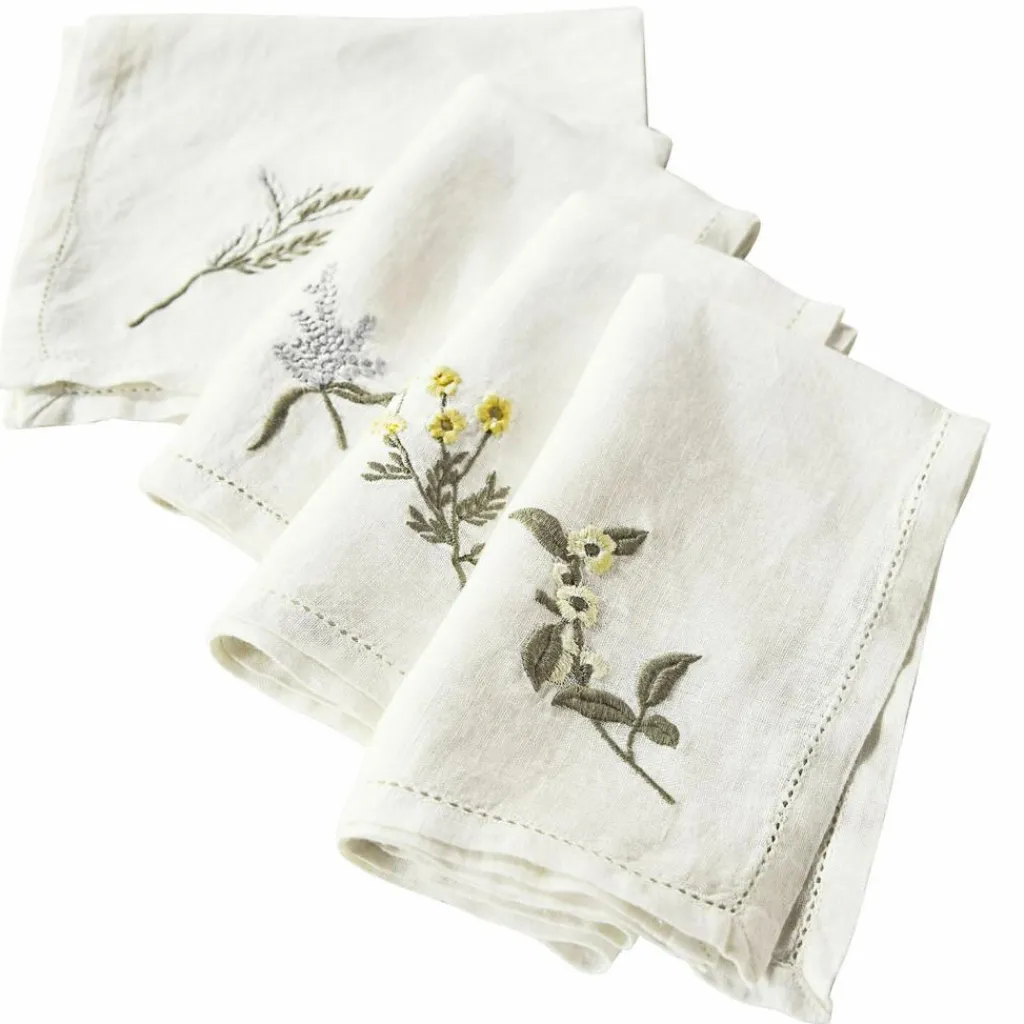LOBERON Serviette 4er Set Lentilly New