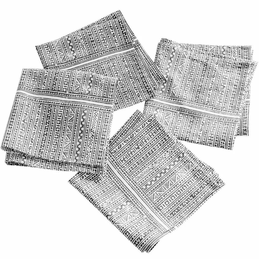 LOBERON Serviette 4er Set Quentinelle