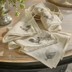 LOBERON Serviette 4er Set Walorine New