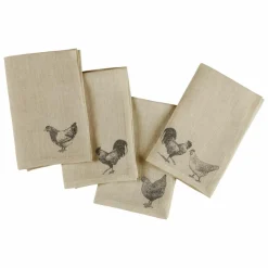 LOBERON Serviette 4er Set Walorine New
