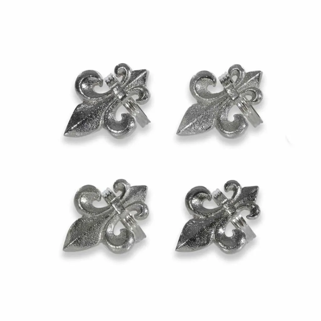 LOBERON Serviettenring 4er Set Fleur De Lis Clearance