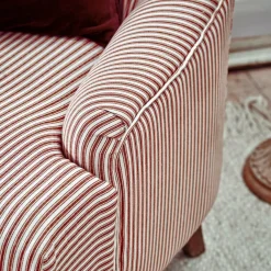 LOBERON Sessel Amuran rostrot/weiß New