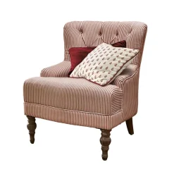 LOBERON Sessel Amuran rostrot/weiß New