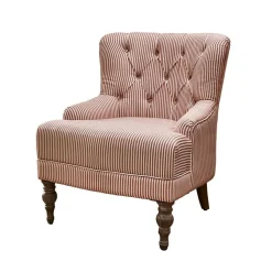 LOBERON Sessel Amuran rostrot/weiß New
