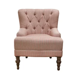 LOBERON Sessel Amuran rostrot/weiß New