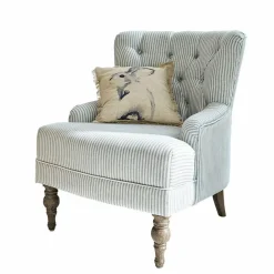 LOBERON Sessel Amuran blau/weiß Outlet