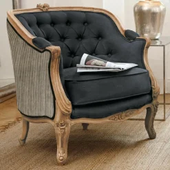 LOBERON Sessel Annezay schwarz Outlet