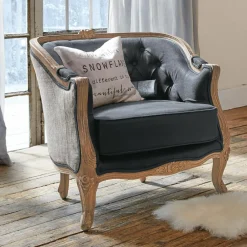 LOBERON Sessel Annezay schwarz Outlet