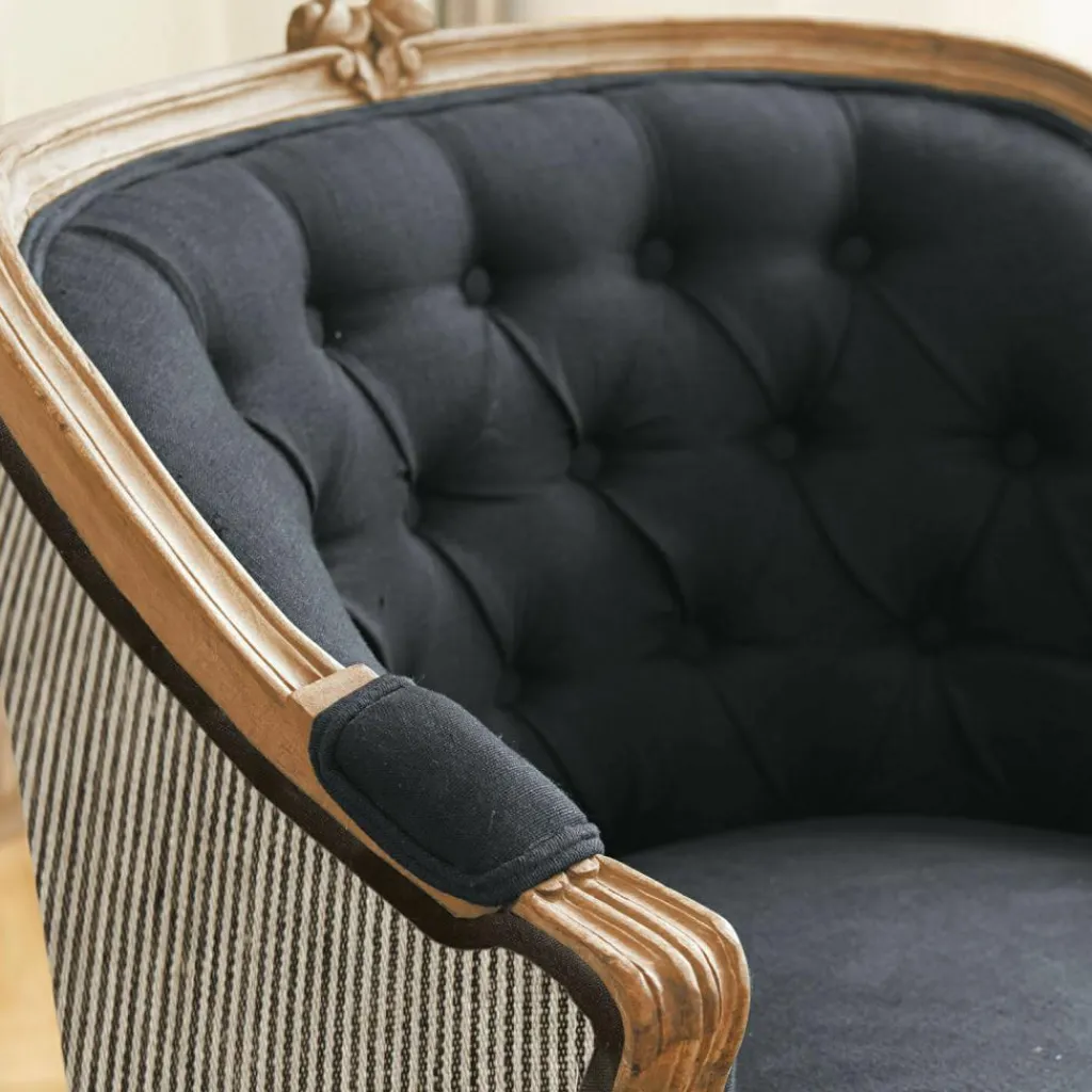 LOBERON Sessel Annezay schwarz Outlet