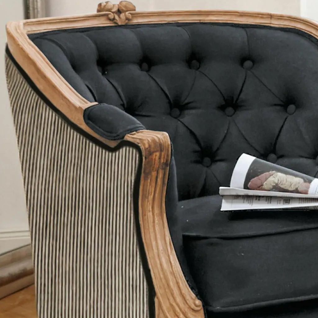 LOBERON Sessel Annezay schwarz Outlet