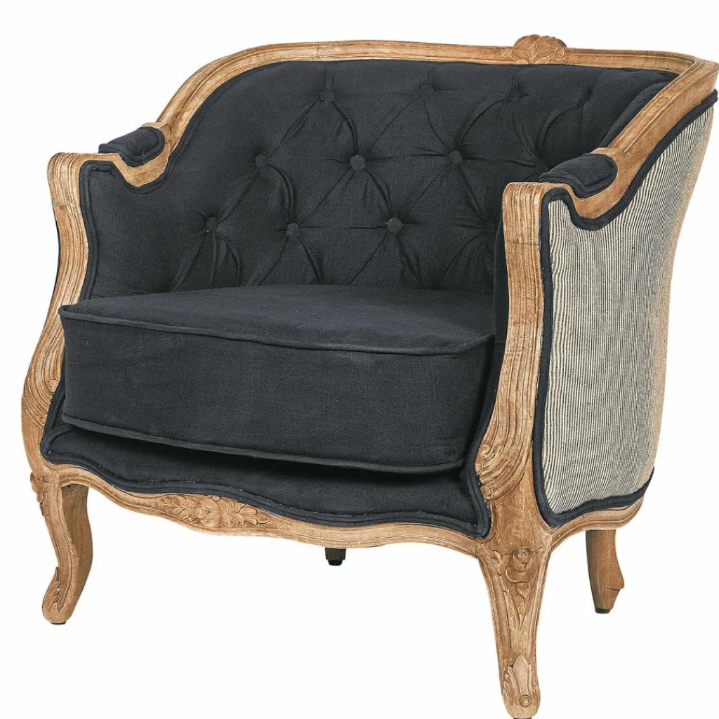 LOBERON Sessel Annezay schwarz Outlet