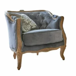 LOBERON Sessel Annezay graublau Outlet