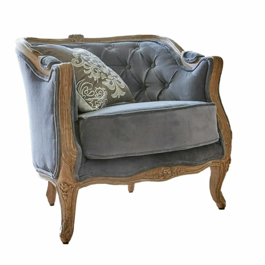 LOBERON Sessel Annezay graublau Outlet