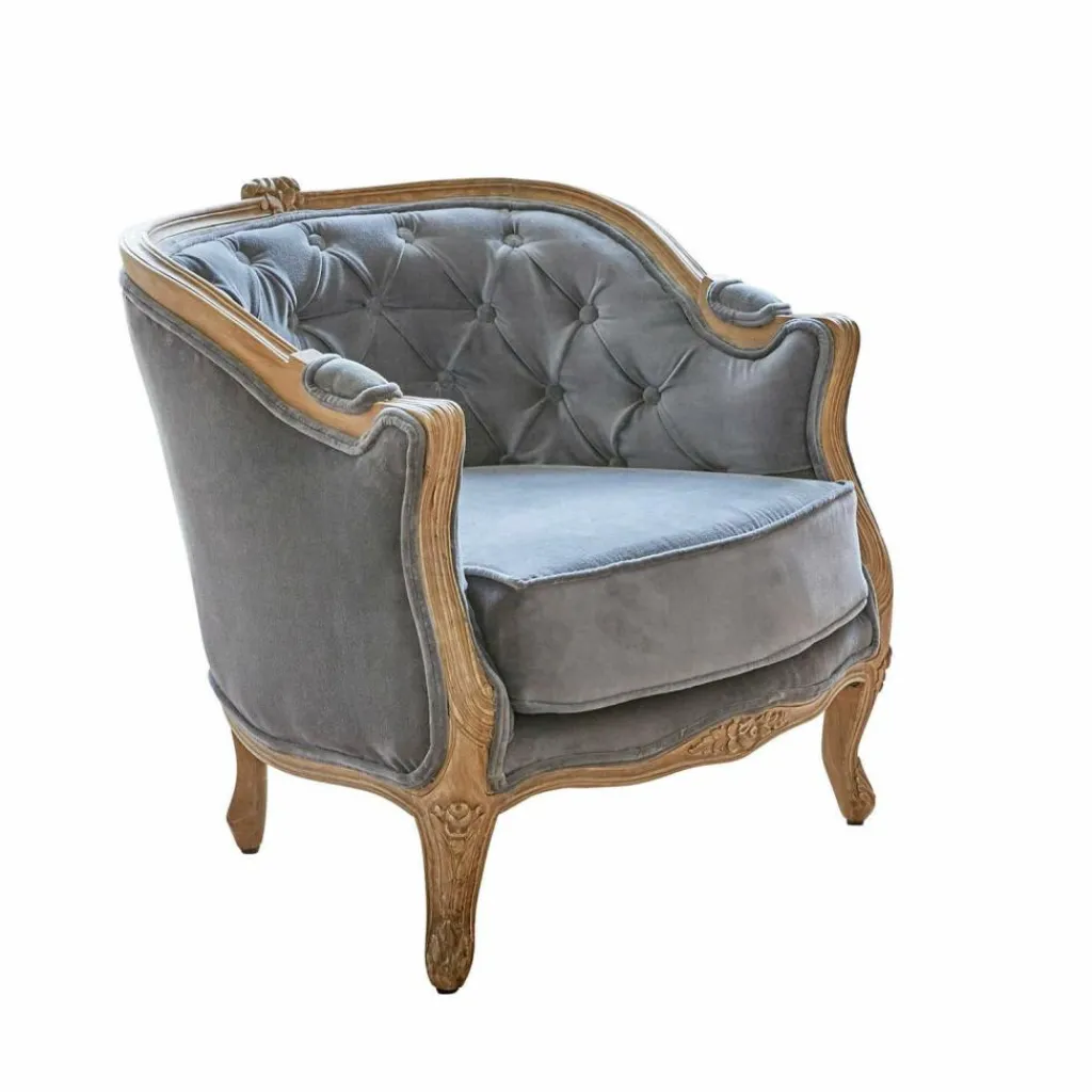 LOBERON Sessel Annezay graublau Outlet