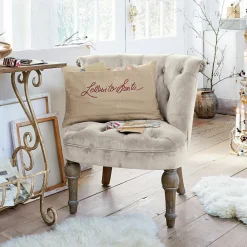 LOBERON Sessel Ardilleux creme/braun Hot