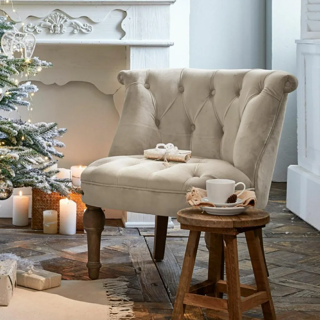 LOBERON Sessel Ardilleux creme/braun Hot